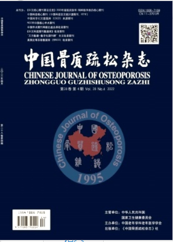 中国骨质疏松杂志  